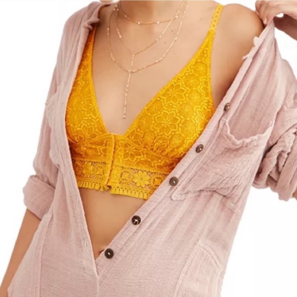 HP LAST 1 Free People Ella Soft Lace Bralette - Picture 4 of 14